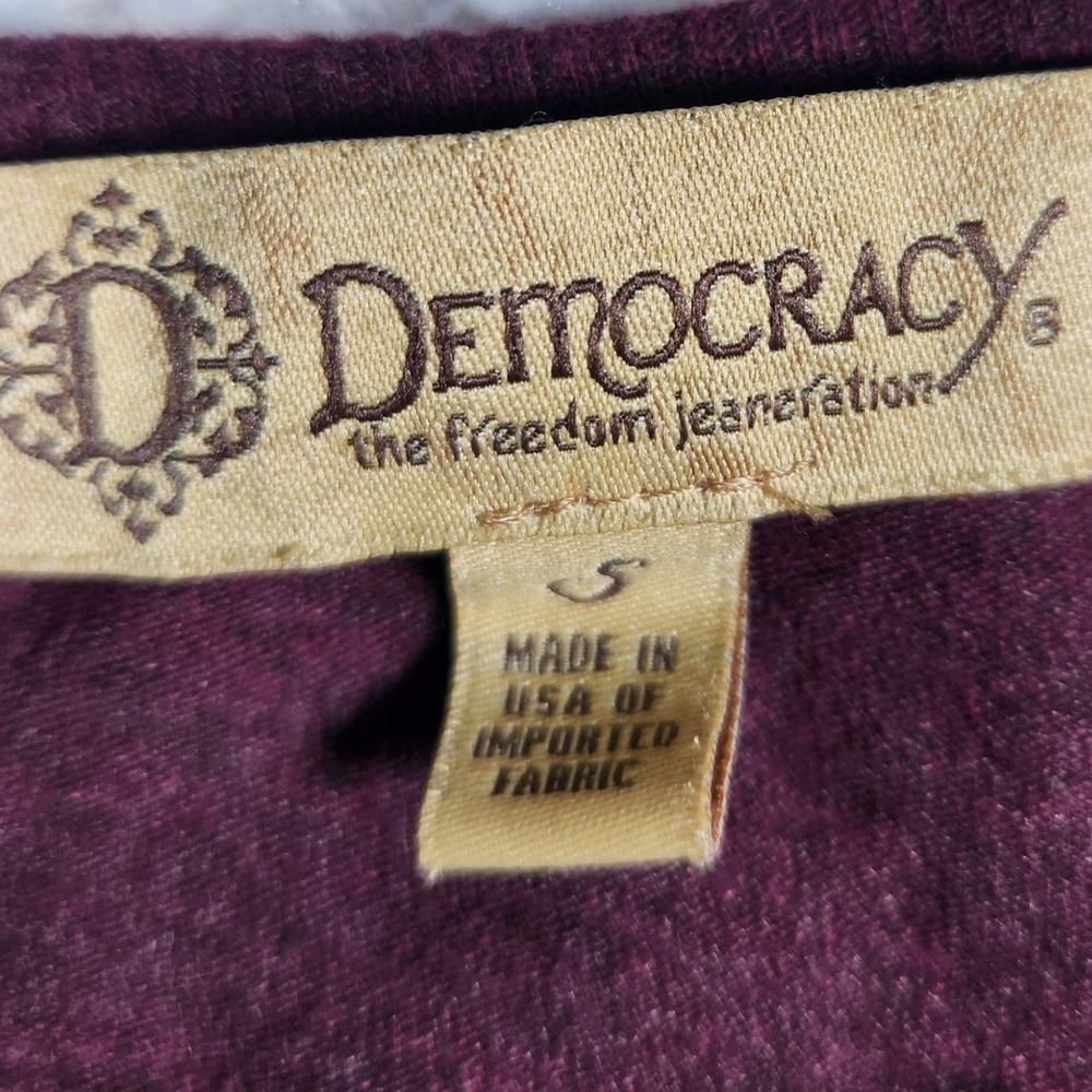 Democracy Sequin Shoulder Pullover Top Women's Sm… - image 4